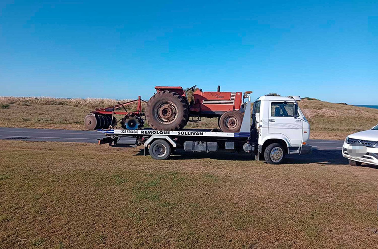 Tensión en El Marquesado por el ingreso de un tractor a los terrenos