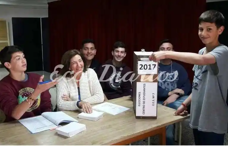Elecciones en el centro de estudiantes de la Secundaria 7
