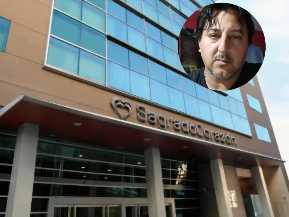 Juan Alejandro González se recupera en el Sanatorio Sagrado Corazón.