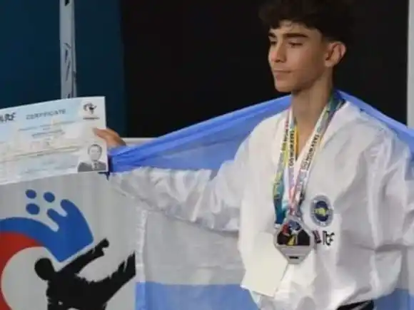 Santino Valler clasificó al Mundial de Taekwondo ITF 2025 en Croacia