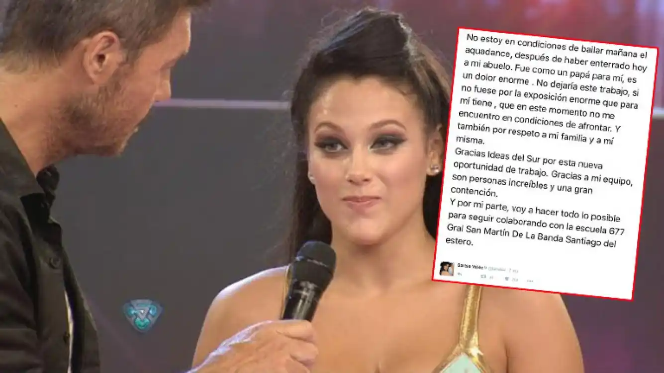 Barbie Vélez renunció a Bailando por segunda vez en tres meses