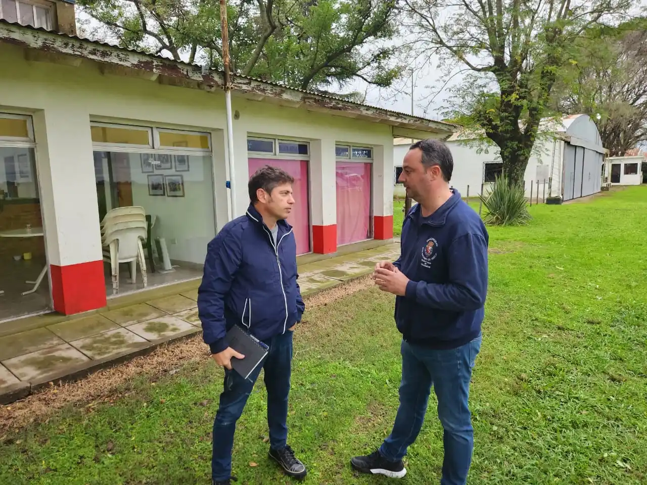 Kicillof y el intendente Ratto en San A. de Areco