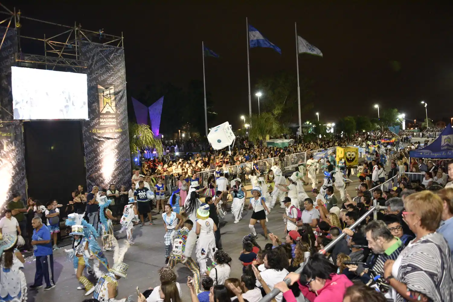 Finalizó con gran éxito el Carnaval de la Familia en Malvinas Argentinas