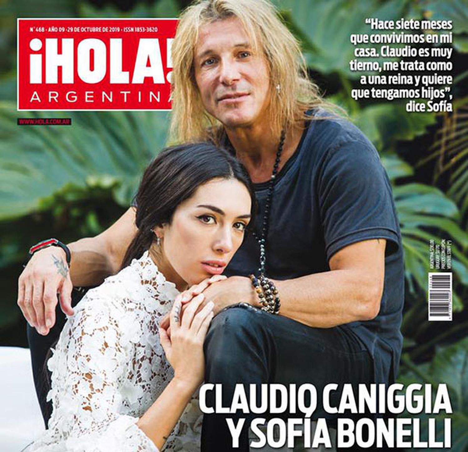 Claudio Caniggia y Sofía Bonelli cuentan su historia de amor