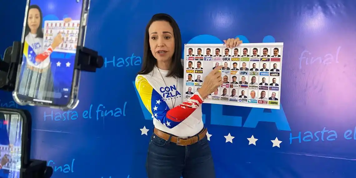 Paso a paso: María Corina explica cómo votar por Edmundo (+Video)