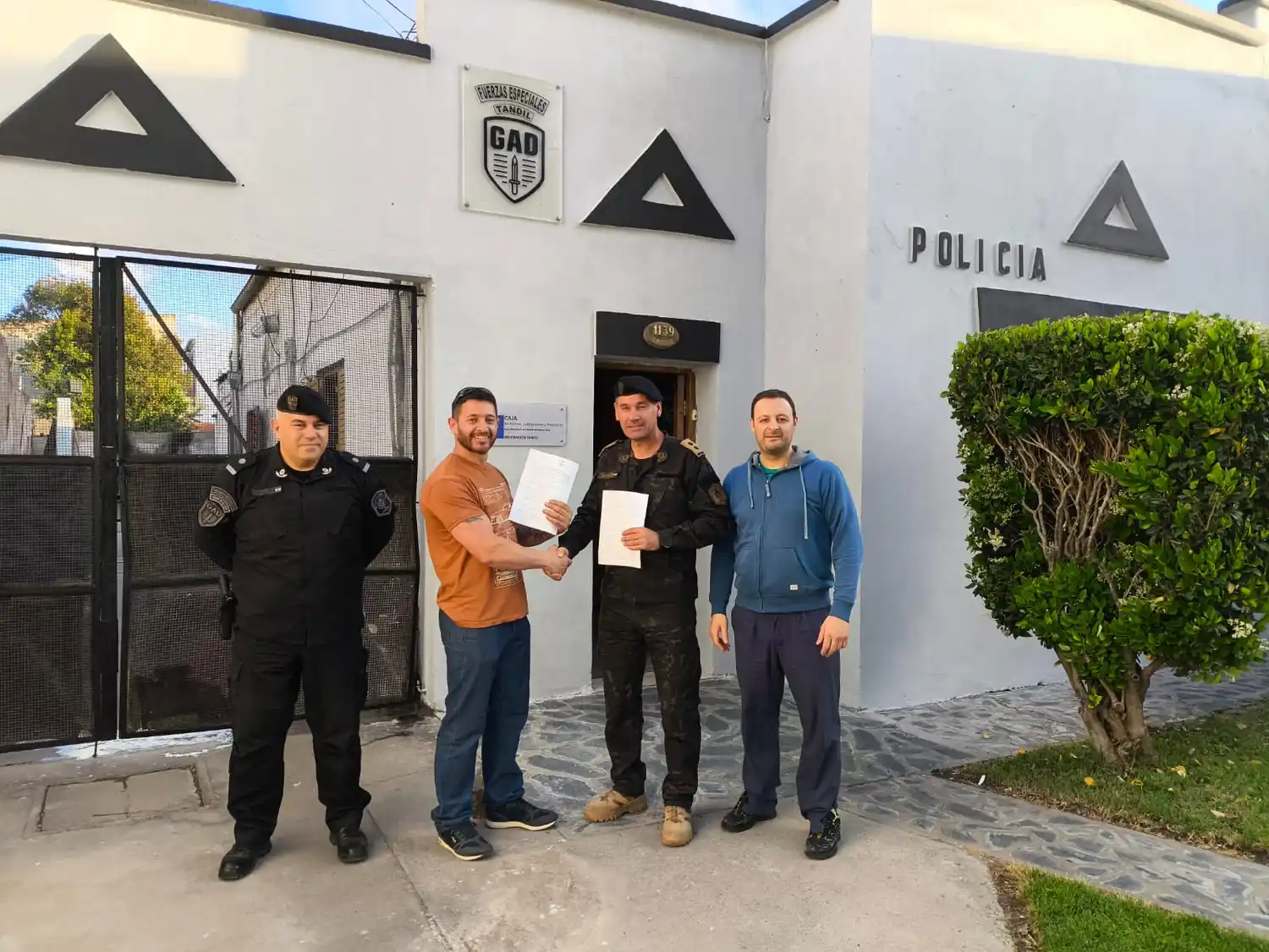 El Tiro Federal y el GAD sellaron un convenio.