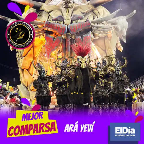 Con Mascarada, Ará Yeví es la bicampeona del Carnaval Del País 2018