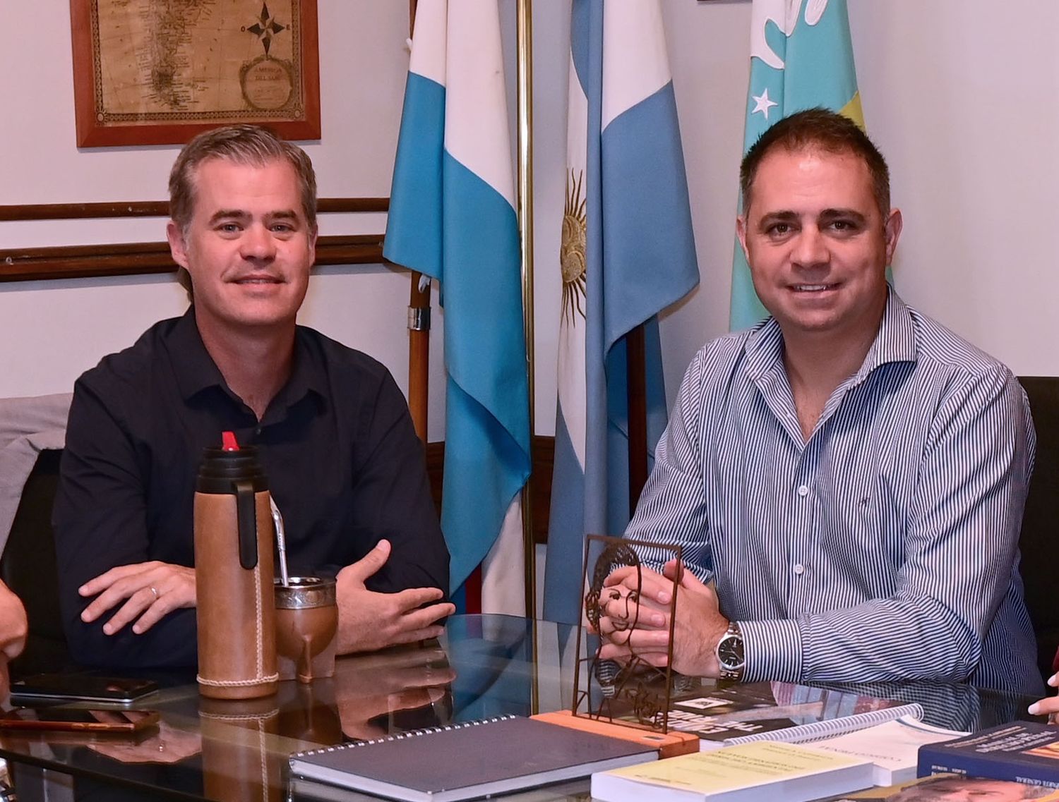 Martín Piaggio convocó al intendente electo Mauricio Davico para entregarle el informe de gestión
