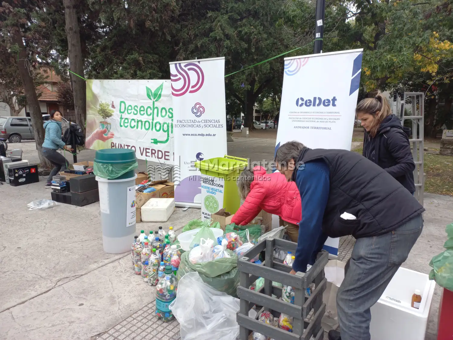 La UNMDP colabora con el Materno Infantil y cooperativas de recuperación.