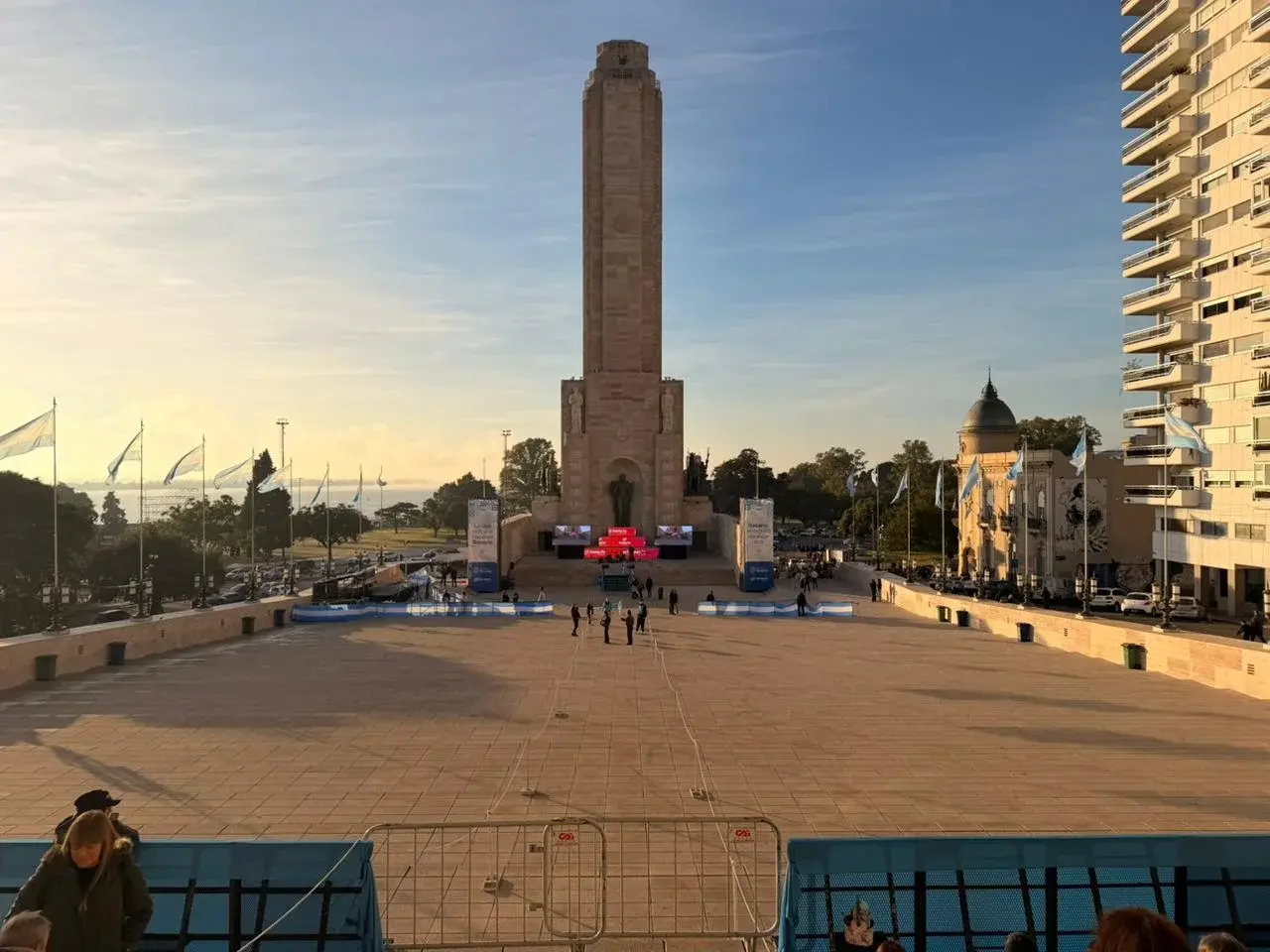 Inauguraron obras en el Monumento.