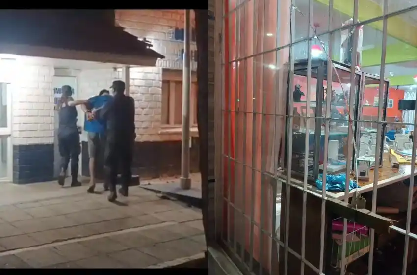 Lo detuvieron tras romper el vidrio de una Iglesia Evangélica