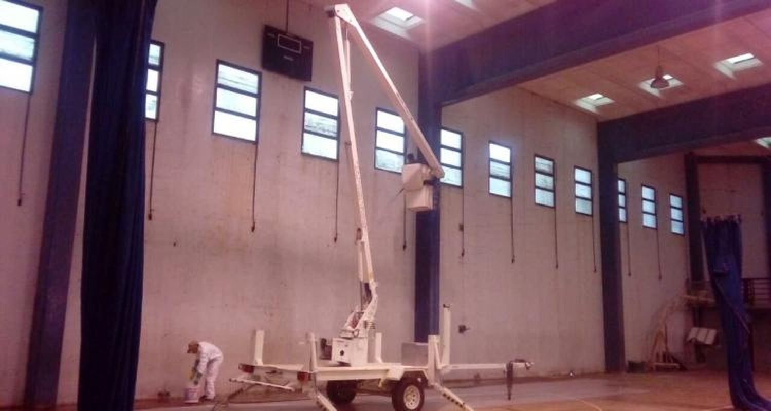 Avanza la reparación del gimnasio del Estadio Municipal
