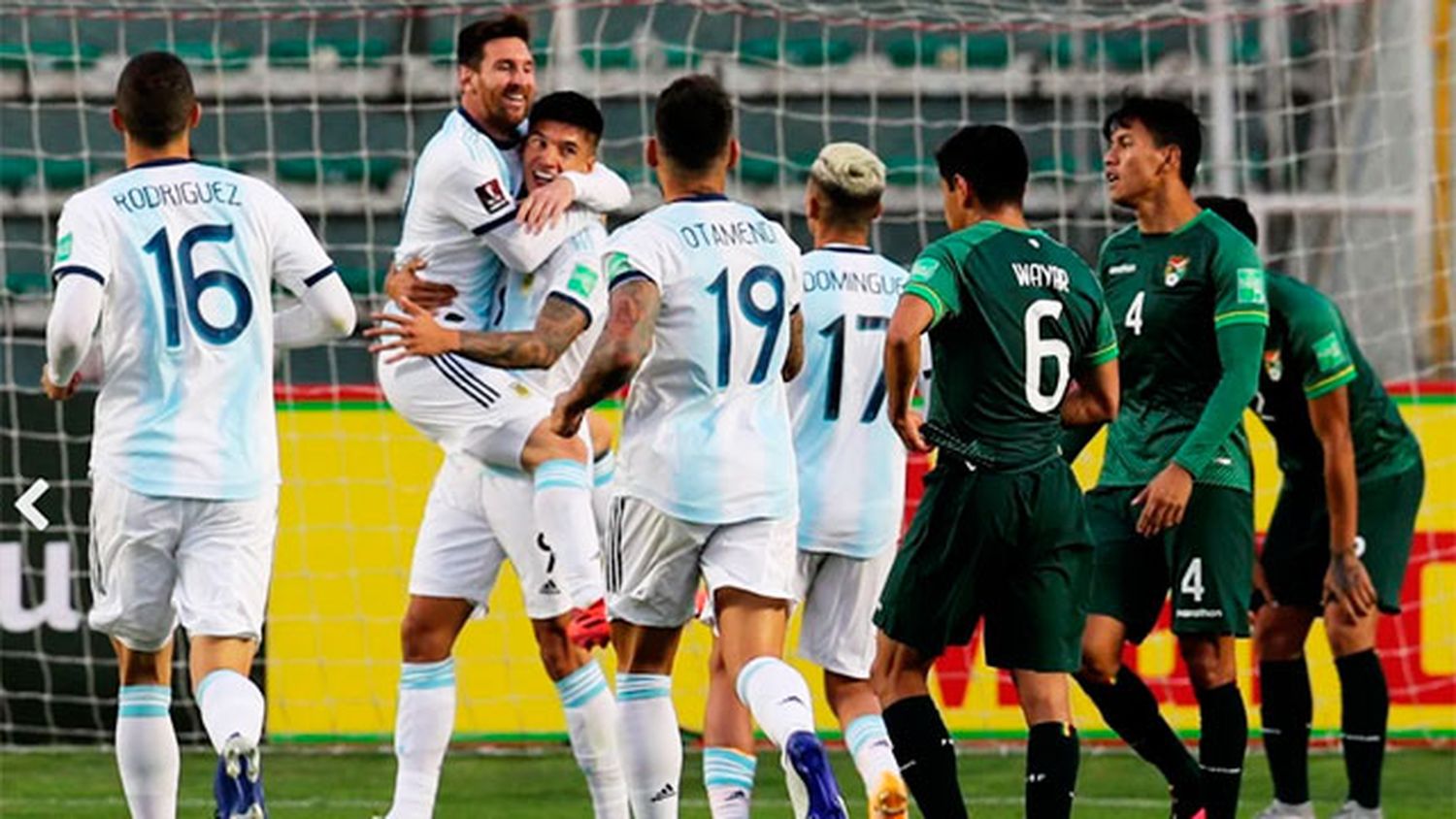 Selección Argentina: histórico triunfo ante Bolivia por 2-1