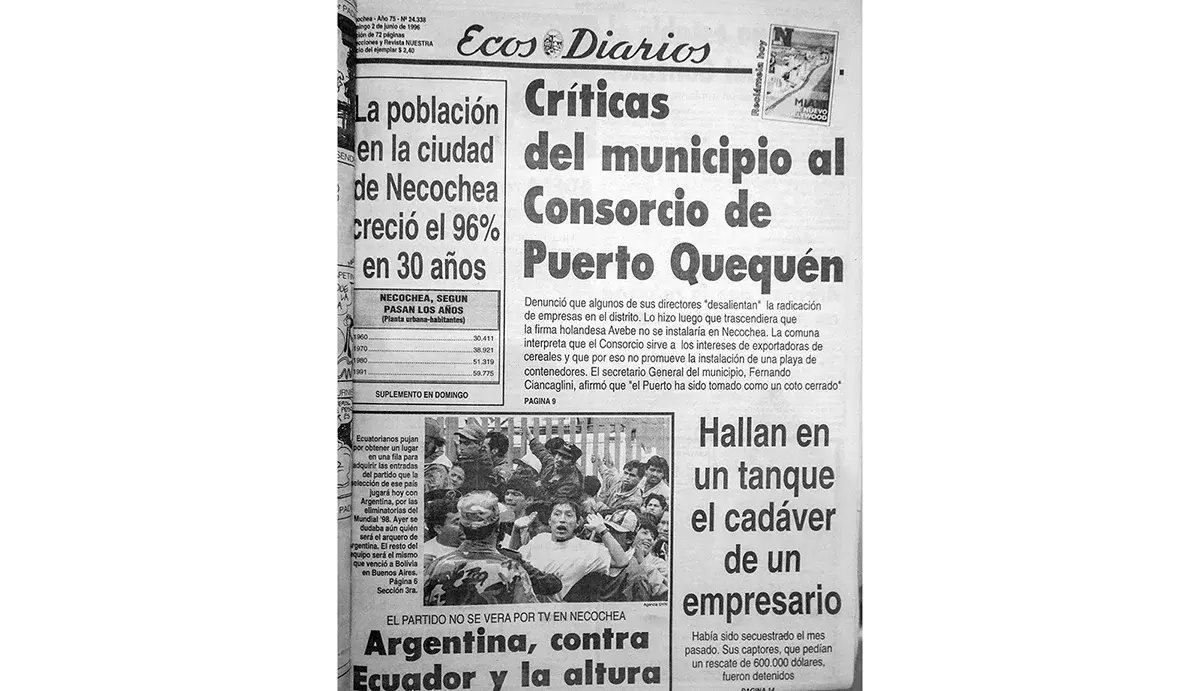 Domingo 2 de junio de 1996