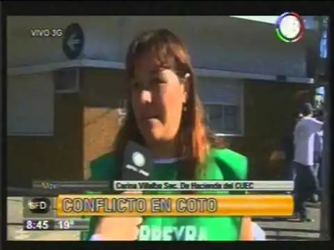 Conflicto en Coto: Se levantaron los piquetes