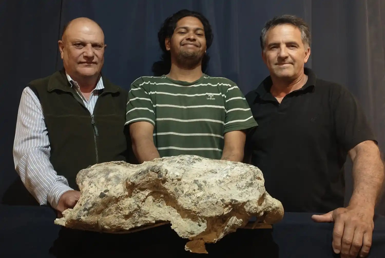 Otro hallazgo del Grupo Conservacionista de Fósiles: cráneo completo de un perezoso