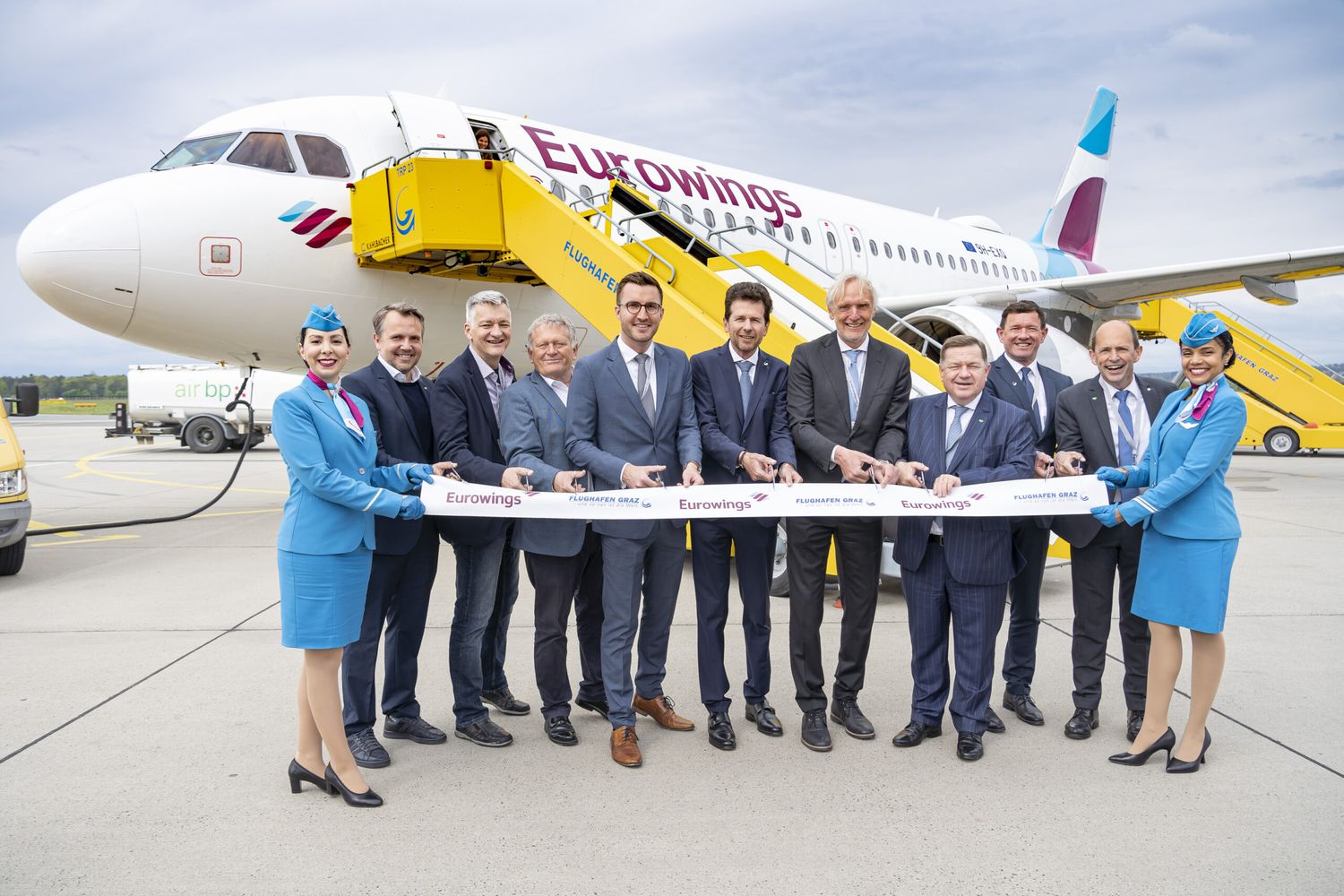 Eurowings comienza sus operaciones en su nueva base de Graz