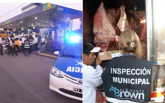 Almirante Brown: Decomisaron mercadería en control