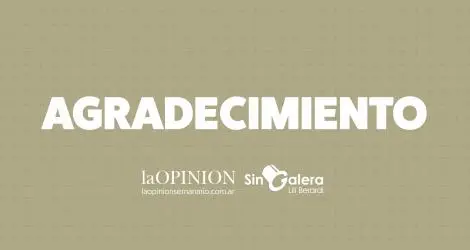 Agradecimiento al Hospital