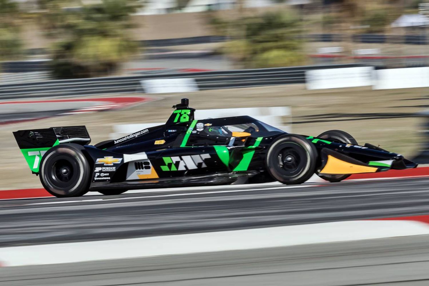 Canapino logró su primer top diez en Indycar.