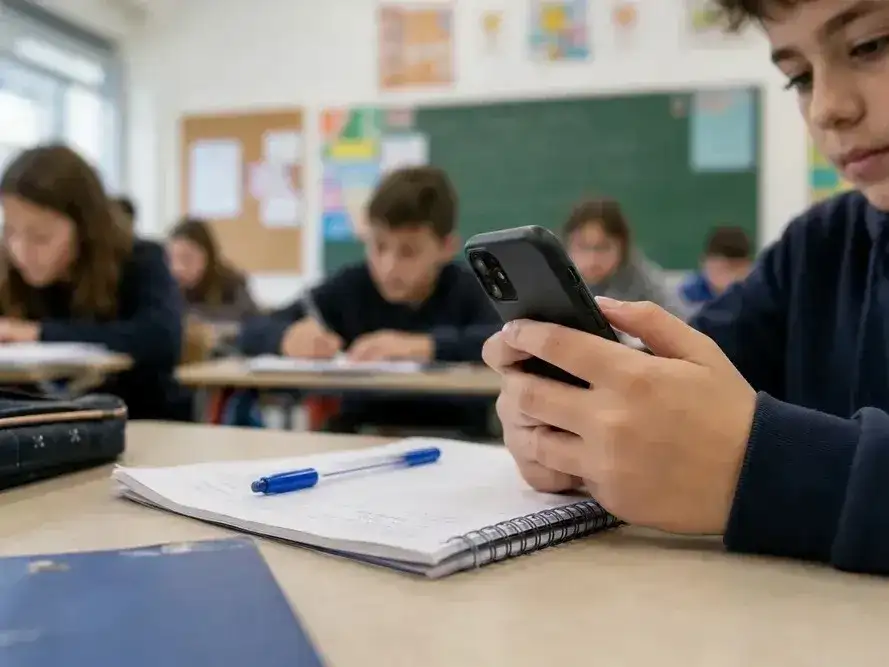 El 59% de los chicos de tercer grado en la Argentina ya tiene celular propio