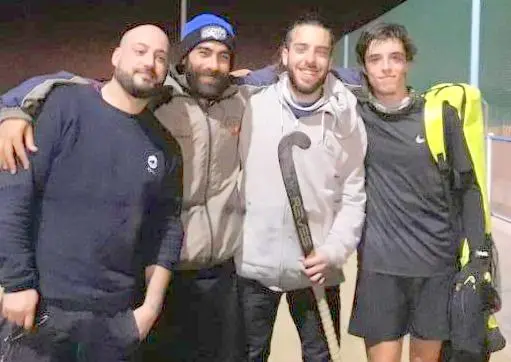 Entrenando con la preselección