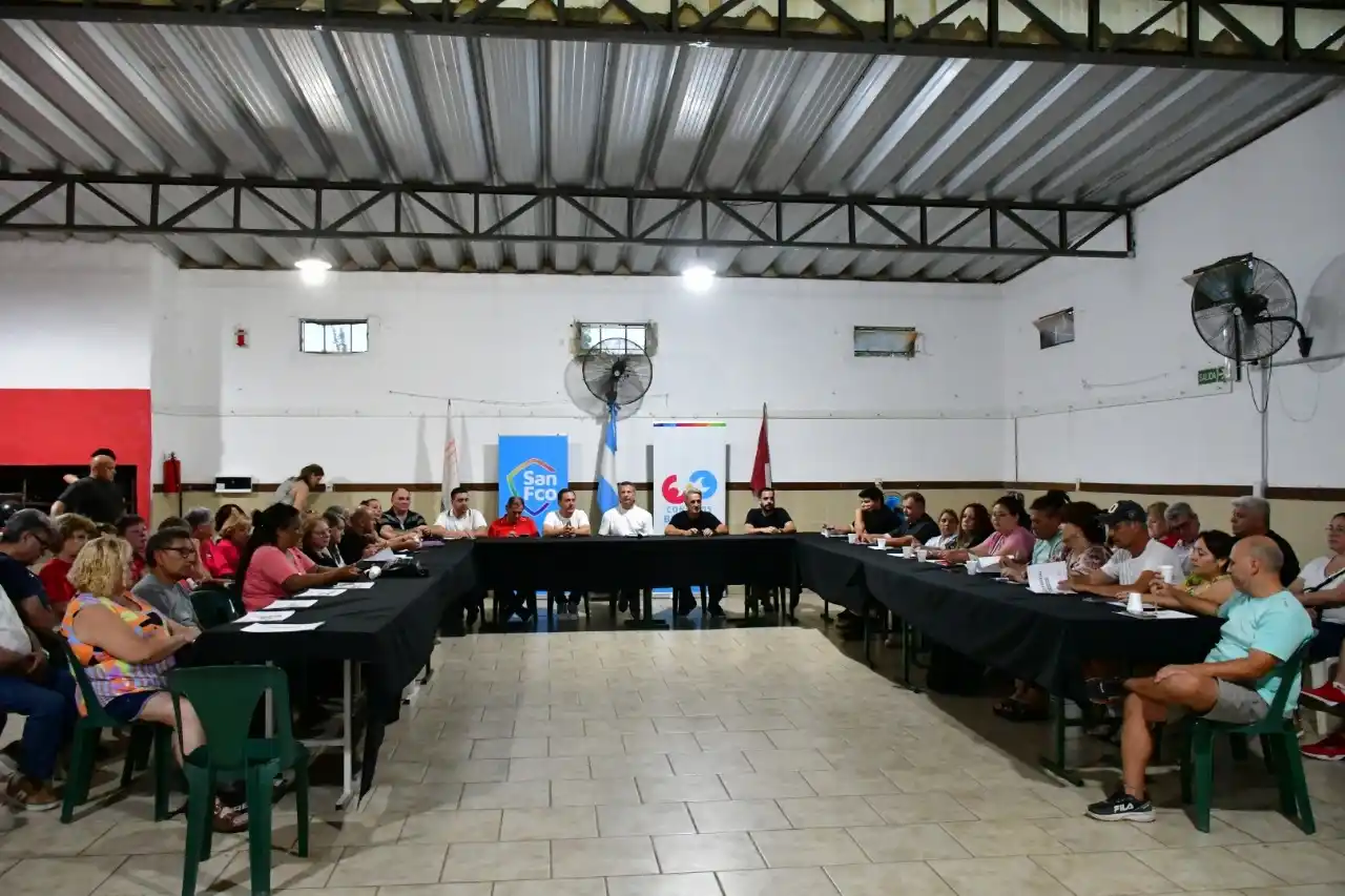 San Francisco puso en marcha el Consejo Barrial de Prevención y Convivencia en barrio Bouchard.