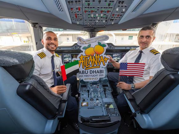 Etihad Airways empezó a volar a Atlanta