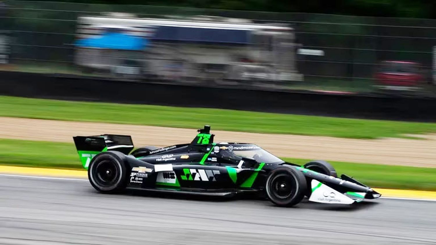 Agustín Canapino cumplió con otra buena labor en la IndyCar 