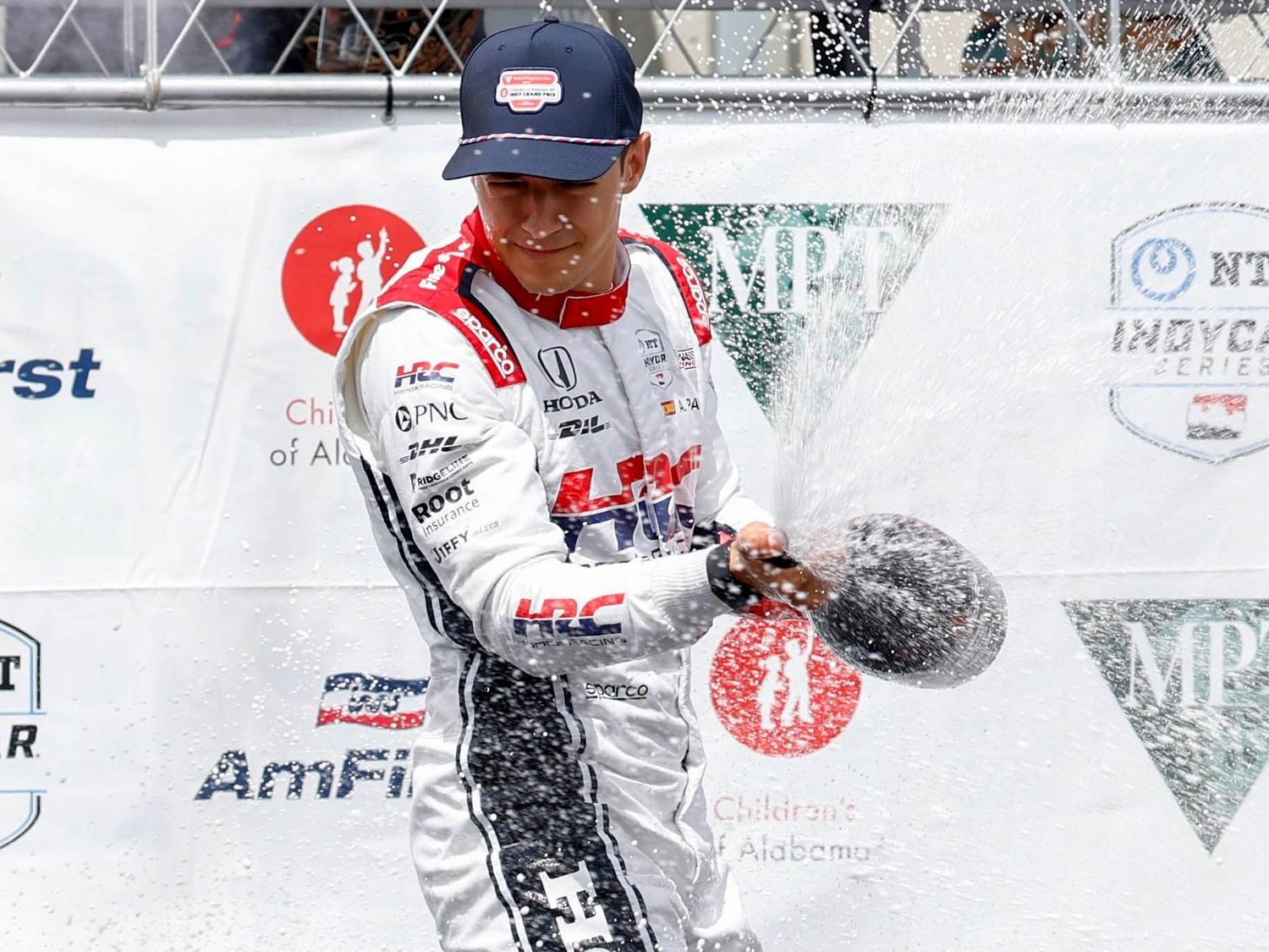 Álex Palou ganó en Barber en la Indy Car