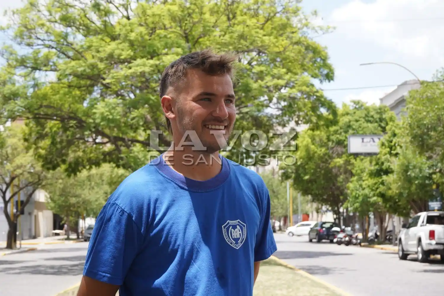 El entrenador de Antártida, Nicolás Racca