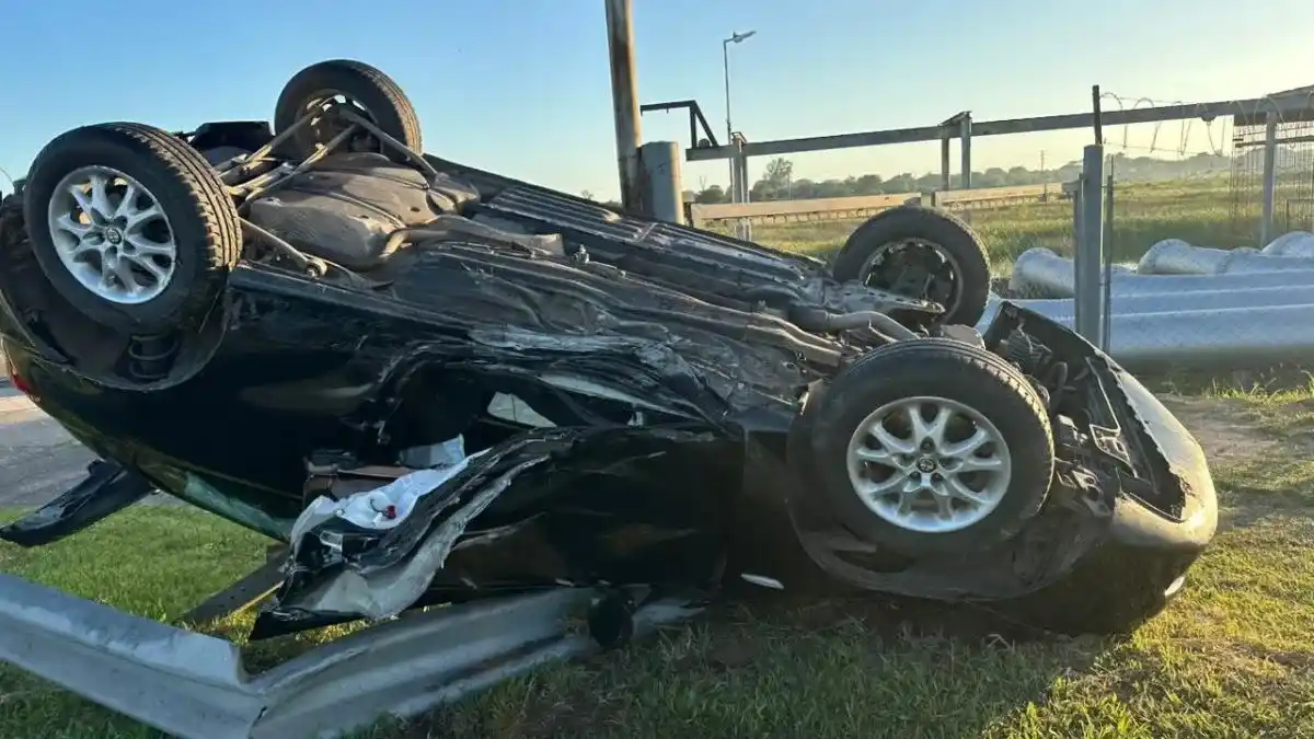 Así quedó el vehículo tras el siniestro