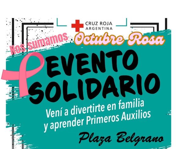 La Cruz Roja organiza una jornada de primeros auxilios en la plaza Belgrano