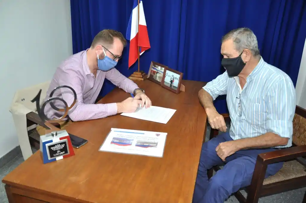 Ferro firmó contrato con Galtech para comenzar el techado de su playón polideportivo