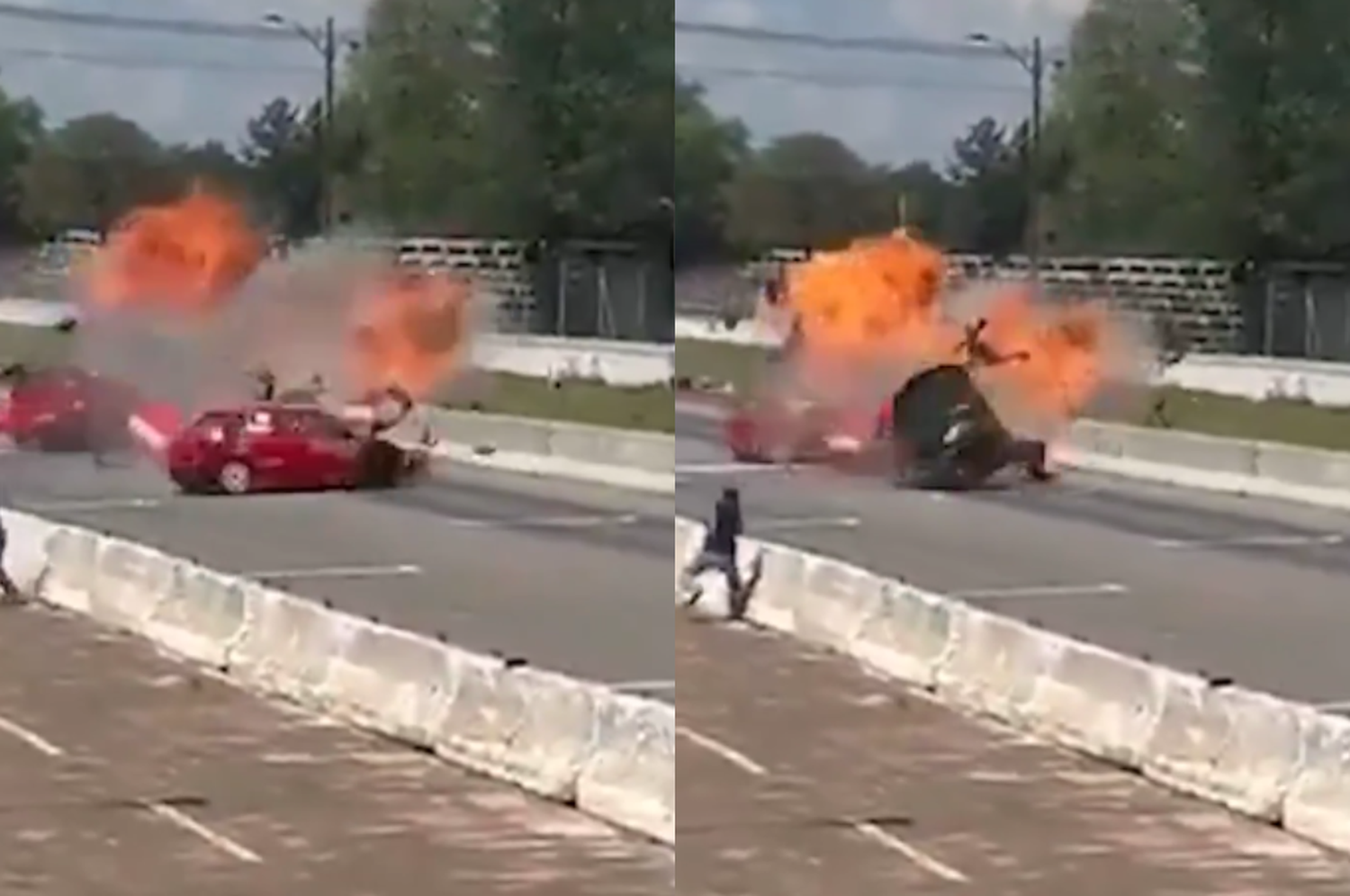 Impresionante video: dos pilotos participaron de un grave accidente en un autódromo de Paraguay