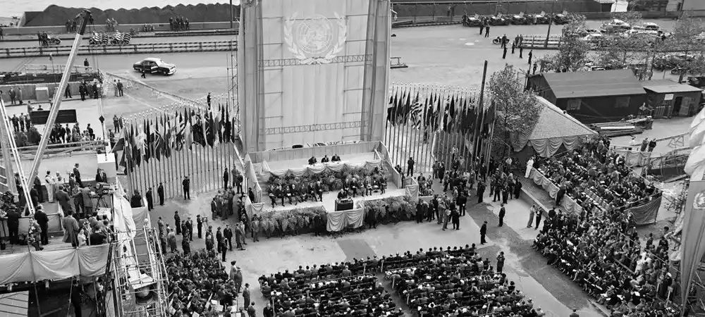 La Asamblea de la ONU en 1948, año de la Declaración Universal de los Derechos Humanos.