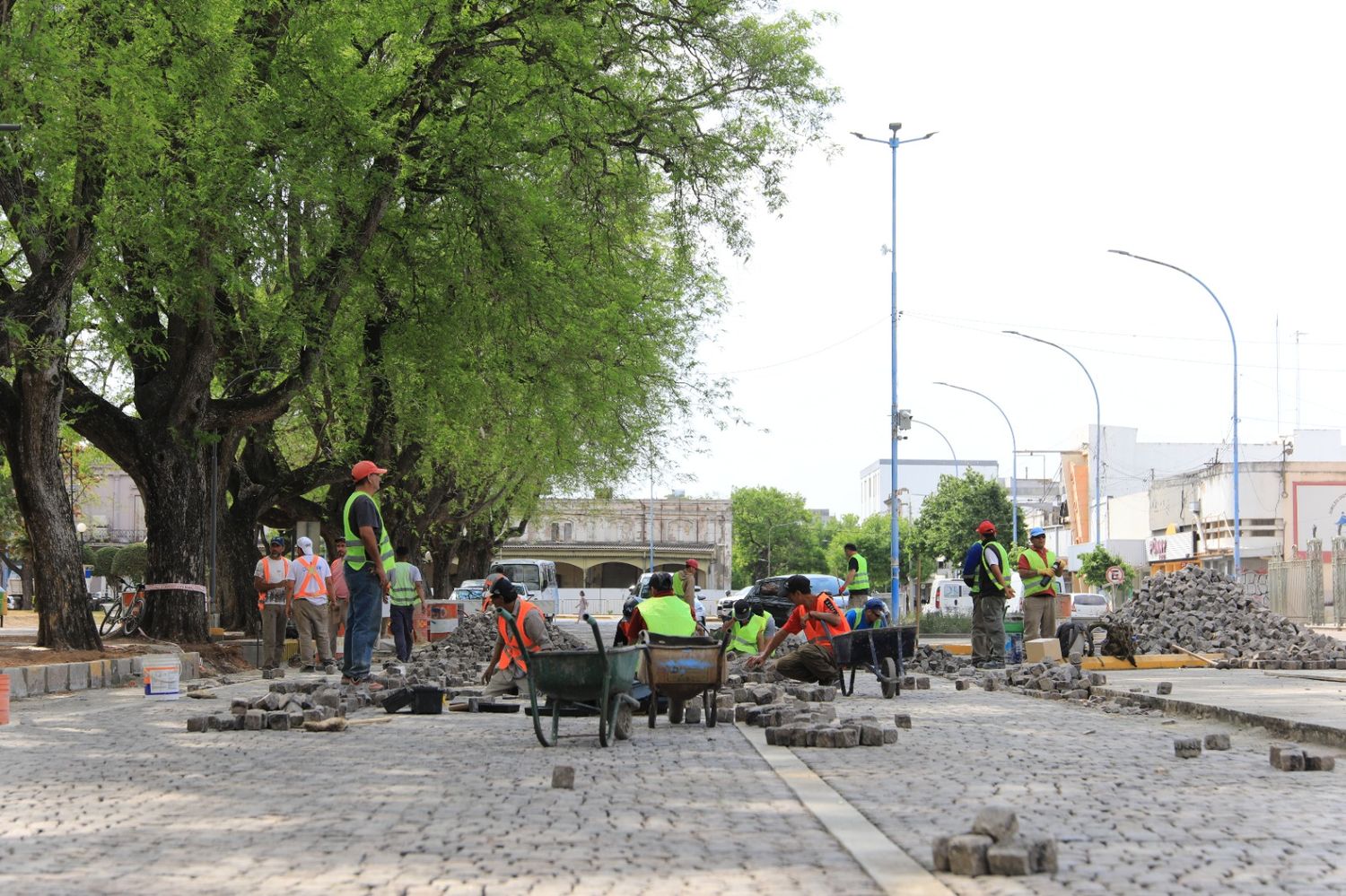 Se ejecutan obras y trabajos complementarios en el Centro Histórico de la ciudad