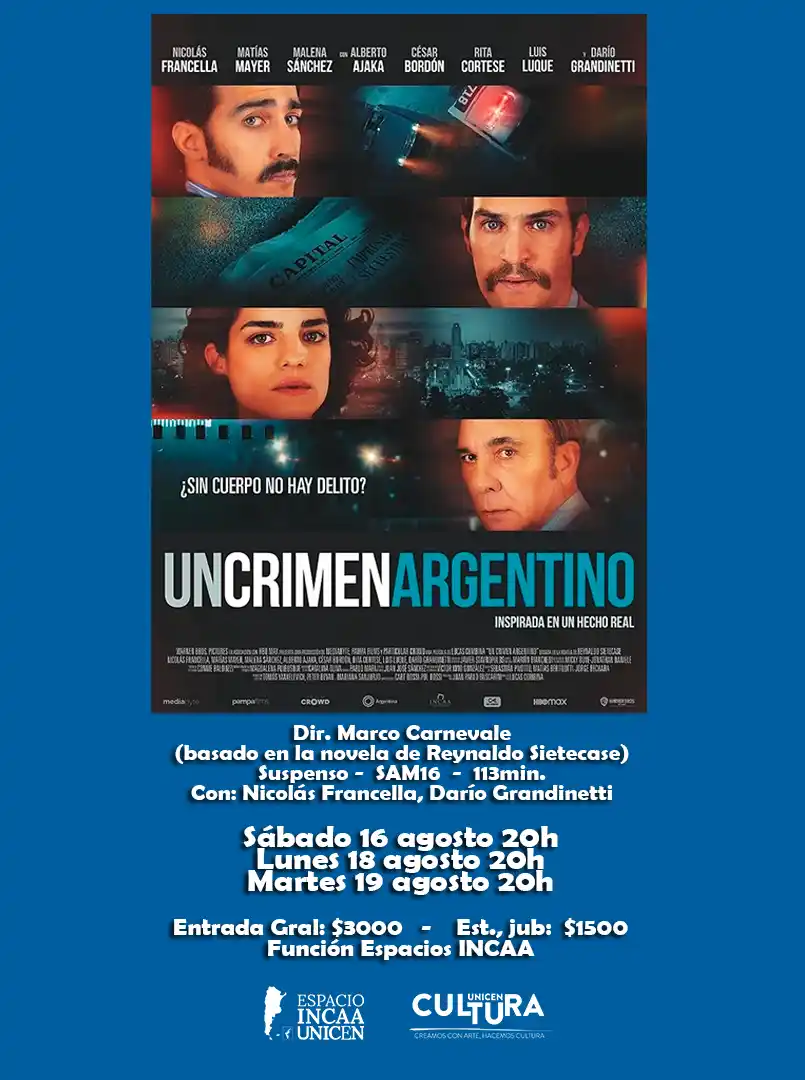 un crimen argentino incaa