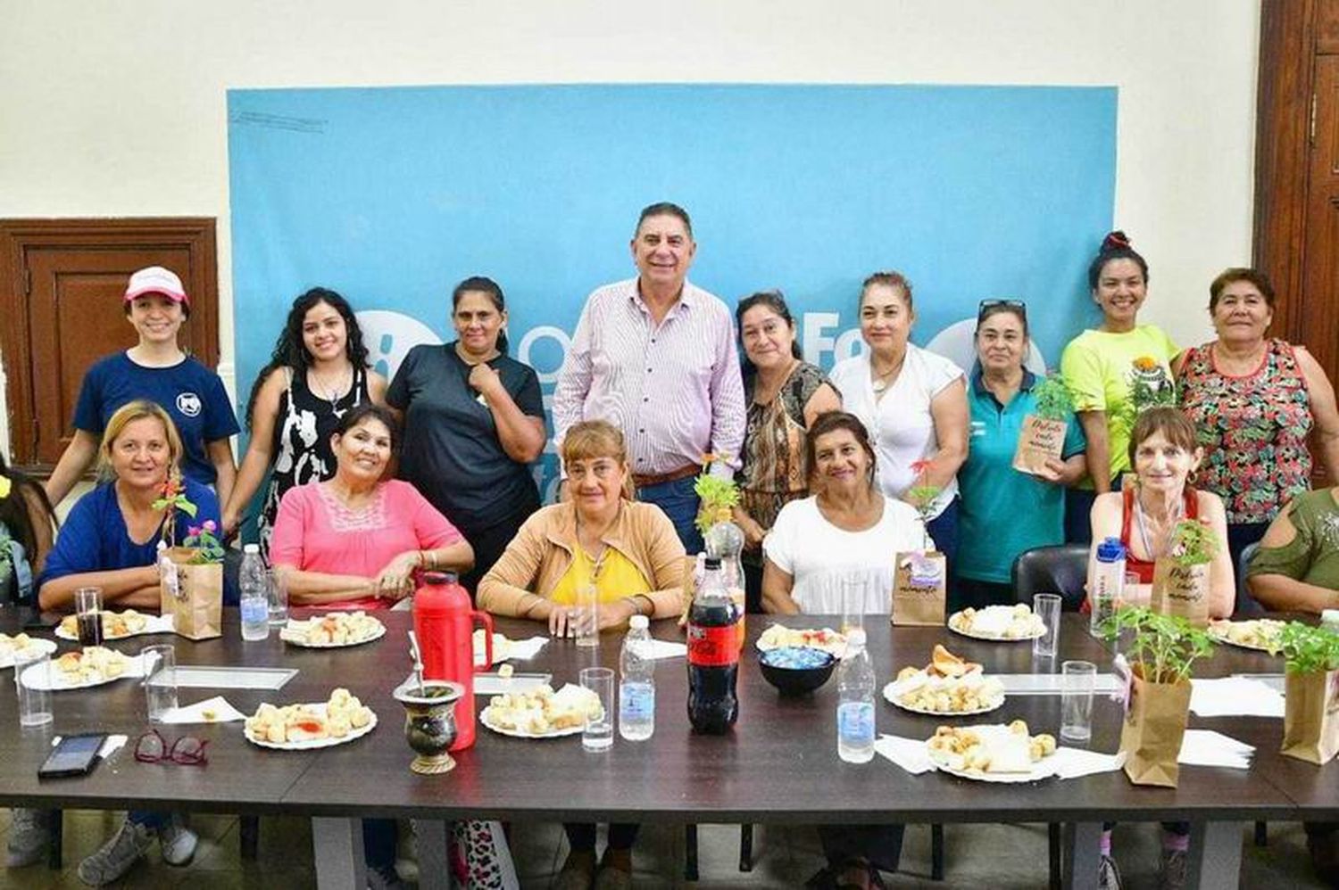 Mujeres de Primavera Azul
Fueron recibidas por Jofré