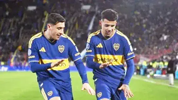 Boca le ganó 3-1 a Recoleta y puso un pie en cuartos de la Sudamericana