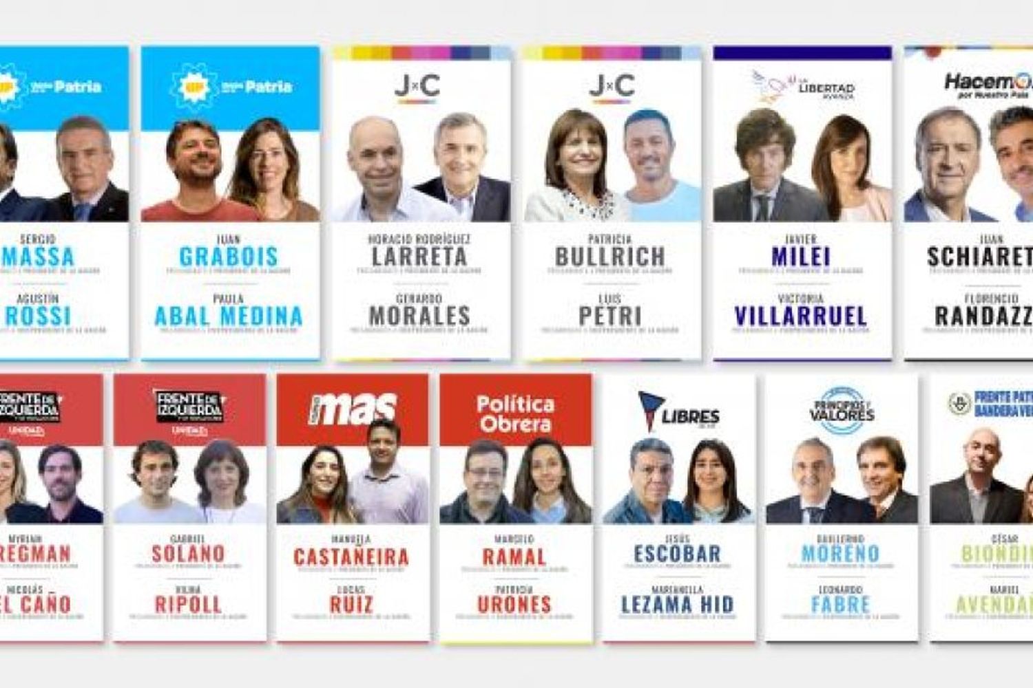 Elecciones 2023: un total de 13 fórmulas presidenciales estarán en competencia 