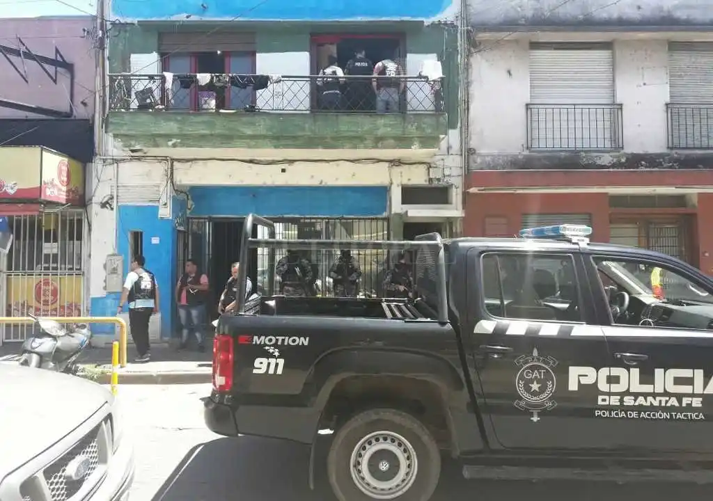 Allanamiento por droga en pleno centro de la ciudad