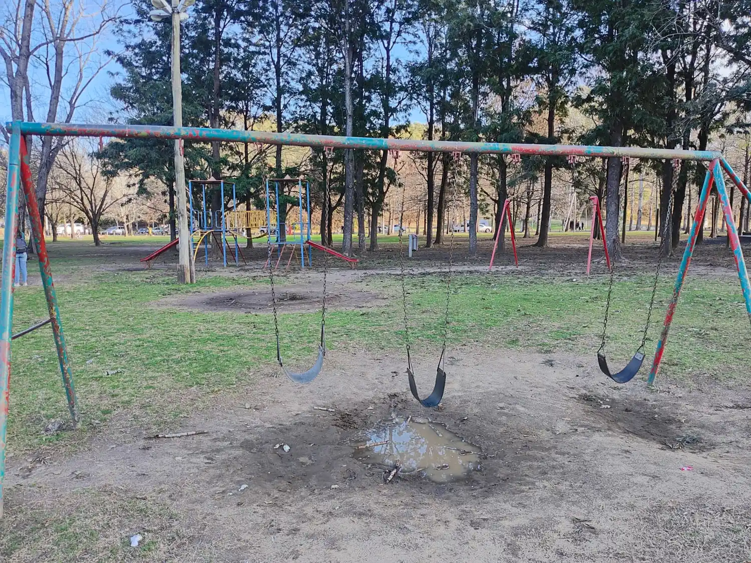 Una de las imágenes que registró la vecina para exponer su reclamo.