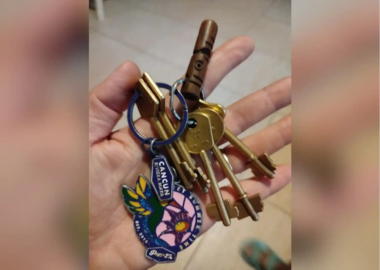 Llaves encontradas en la vía pública