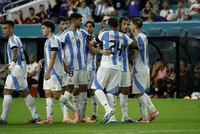 Argentina le ganó a Venezuela en Miami