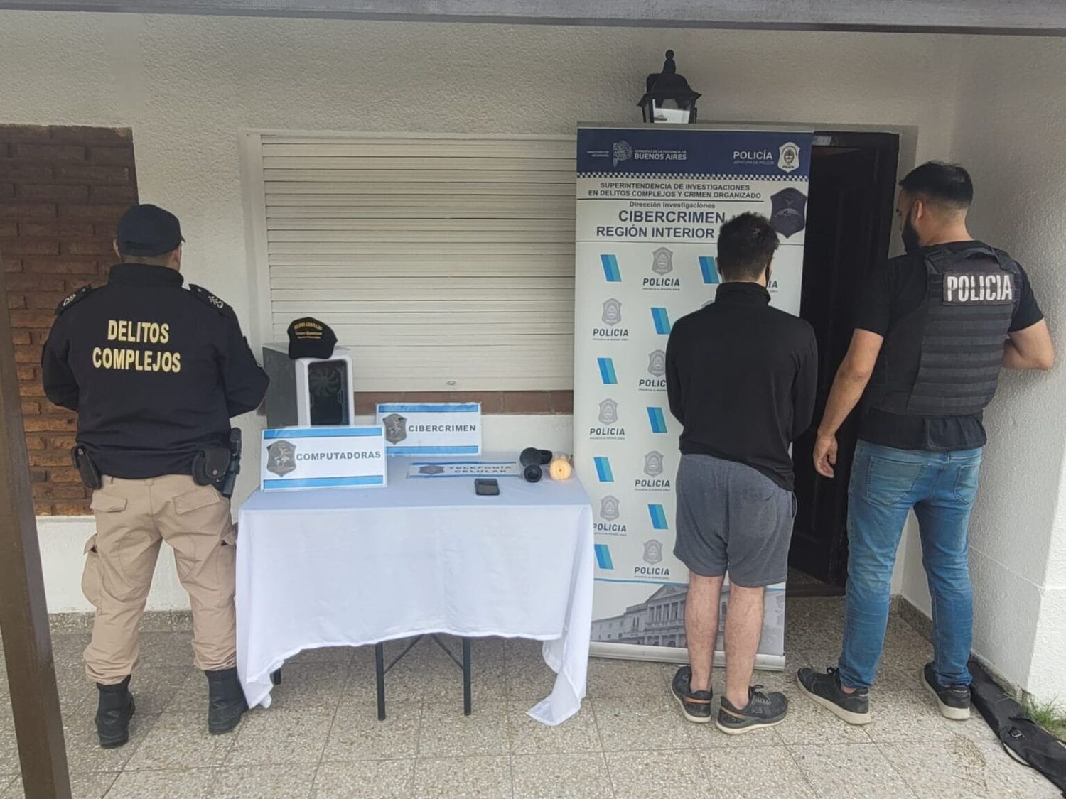 Monte Hermoso y Punta Alta: Allanamientos por tráfico de imágenes de abusos sexuales de menores
