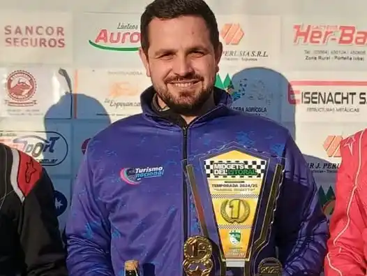 El ganador en Vila, Agustín Bonomo.Foto:Facebook Asociación Midgets del Litoral