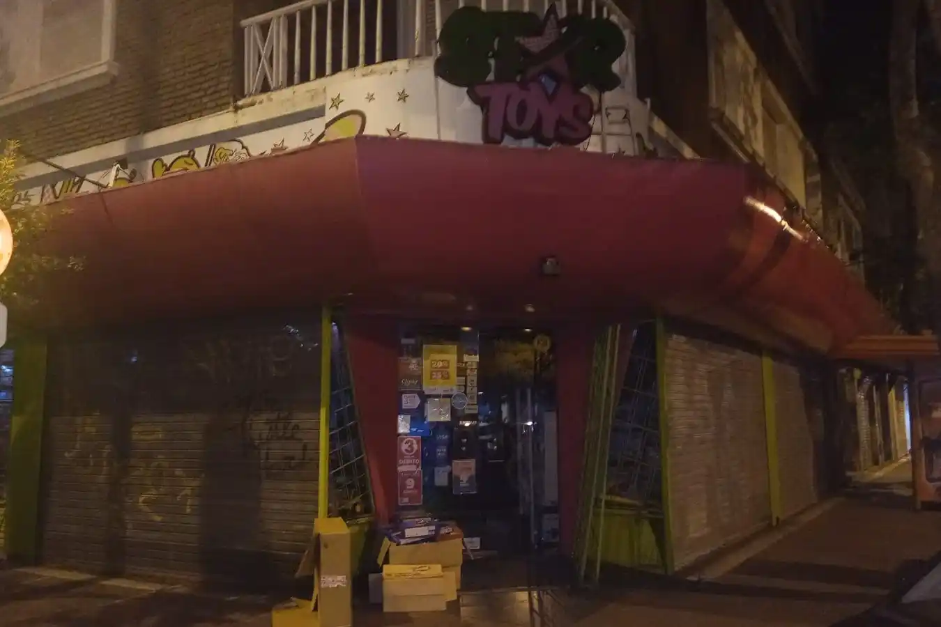 El intento de robo fue cometido esta madrugada, alrededor de las 03:00 en el local de Catamarca y San Martín.