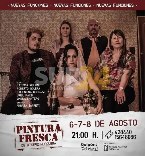 Se reestrena la obra “Pintura Fresca” en el Galpón del Arte