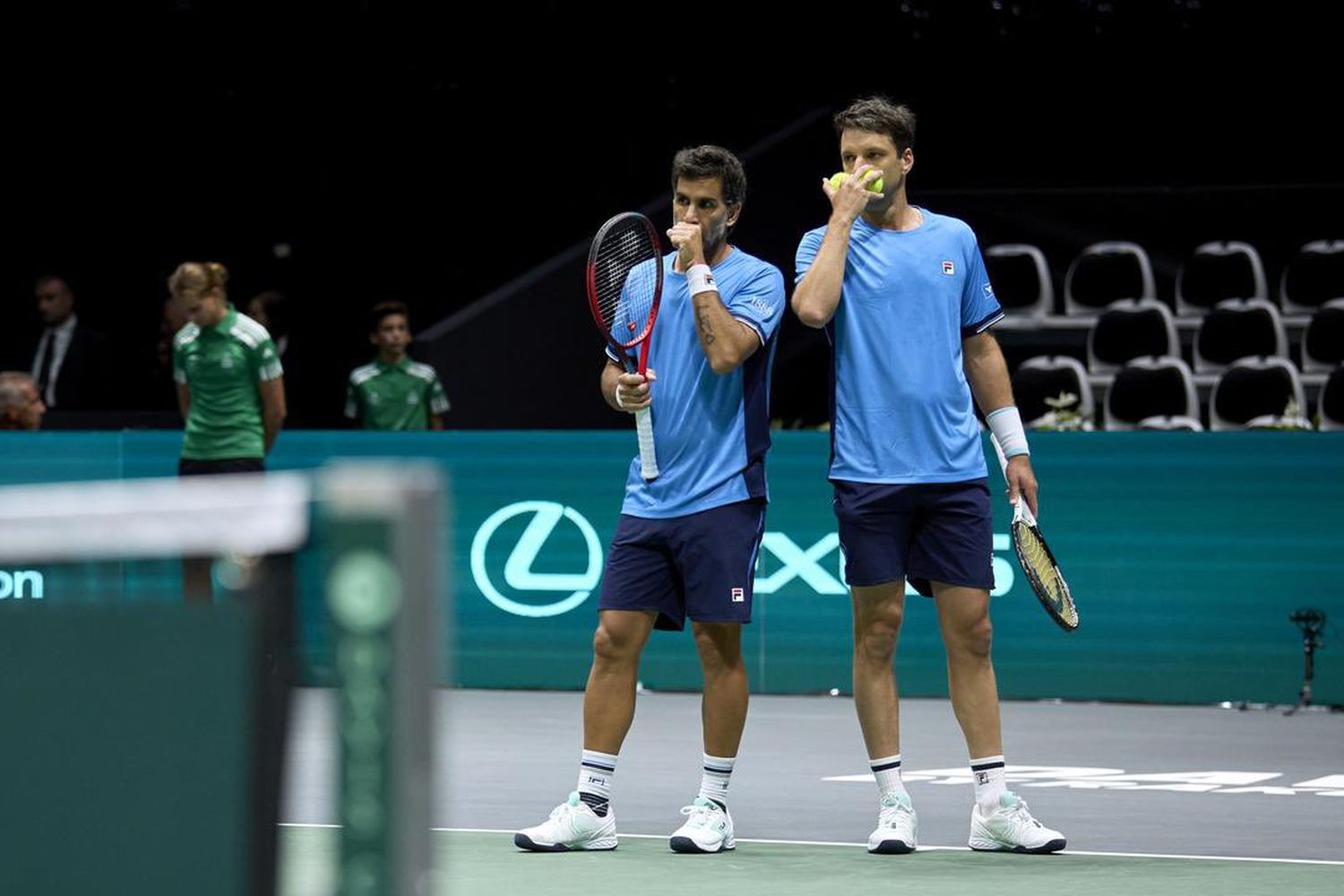 Zeballos y González le dieron el único punto a Argentina ante Suecia